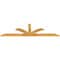 Ekena Millwork Richland Rough Sawn Timber Gable Bracket, Western Red Cedar, 84"W x 24"H x 2"D x 4"F, 7/12 Pitch GBW084X24X0204RIC00RWR - alternate 5